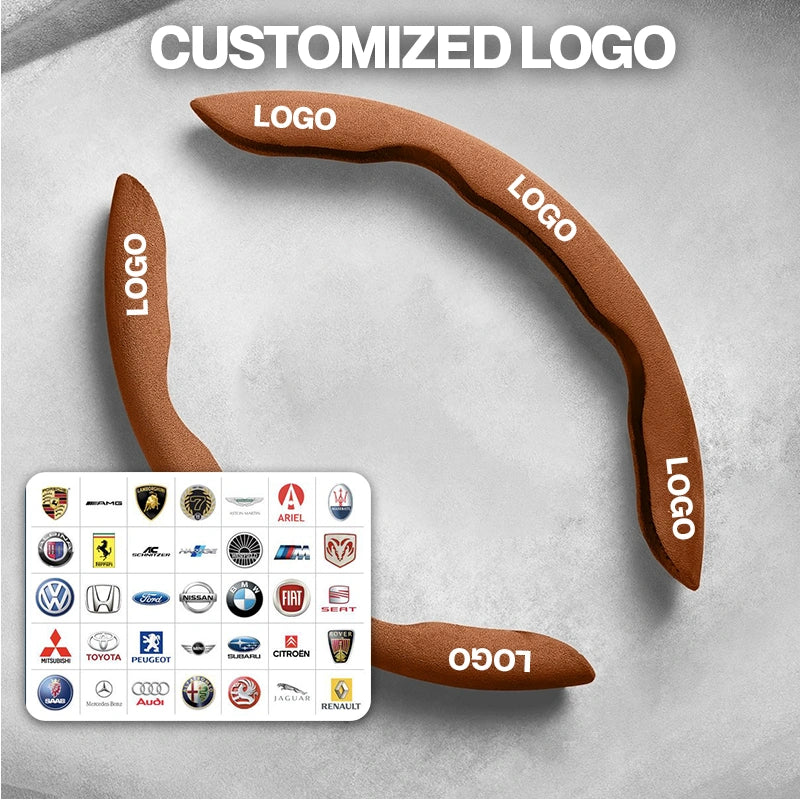 Aventra Premium Microfiber Suede Steering Wheel Cover