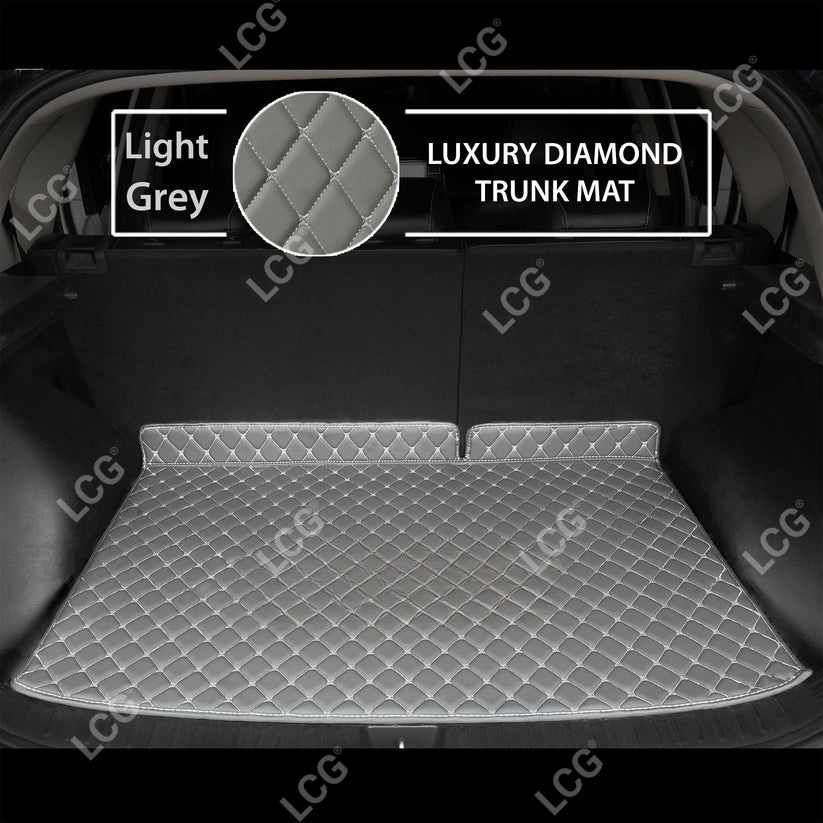 GRAY DIAMOND LUXURY BASE TRUNK CAR MATS SET