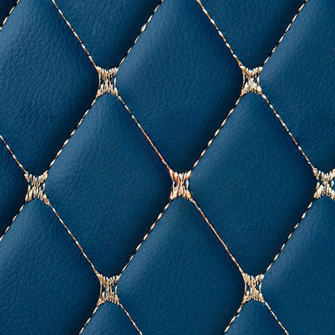 VINTAGE BLUE LUXURY BASE TRUNK CAR MATS SET