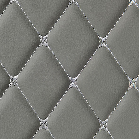 GRAY DIAMOND PATTERN CAR MATS SE