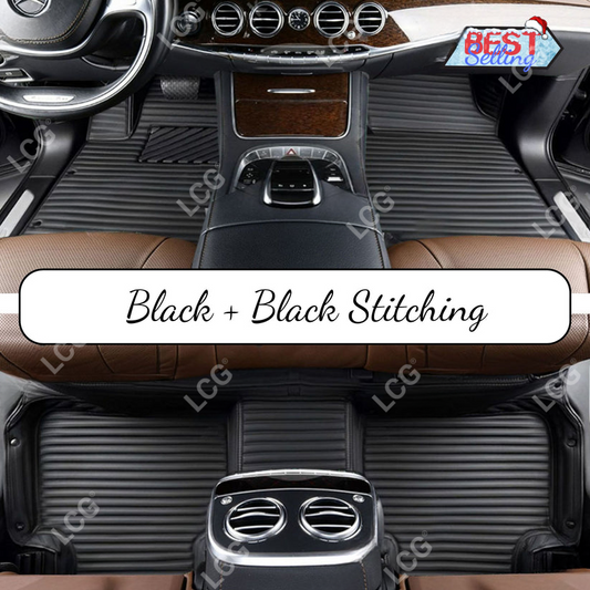 GALAXY CUSTOM SINGLE LAYER CAR MATS SET BLACK