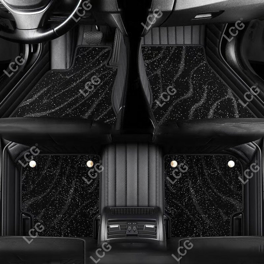 BLACK GALAXY CUSTOM CAR MATS