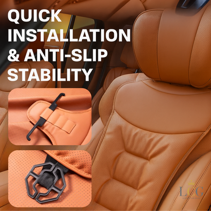 🔥AirFlow AutoFit Seat Cover - Universal 4-Season Car Seat Cushion – 🔥Skin-friendly and anti-fouling leather seat cushions