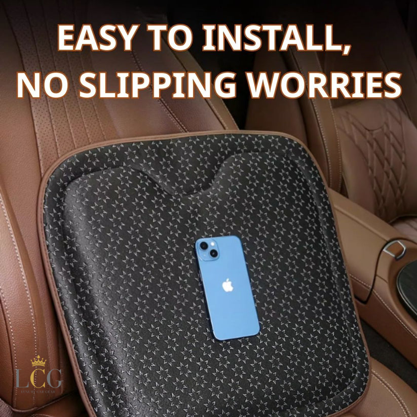 ZenFlex Cushion - Customizable Breathable Memory Foam Car Seat Cushion – Ergonomic Support & Non-Slip Design