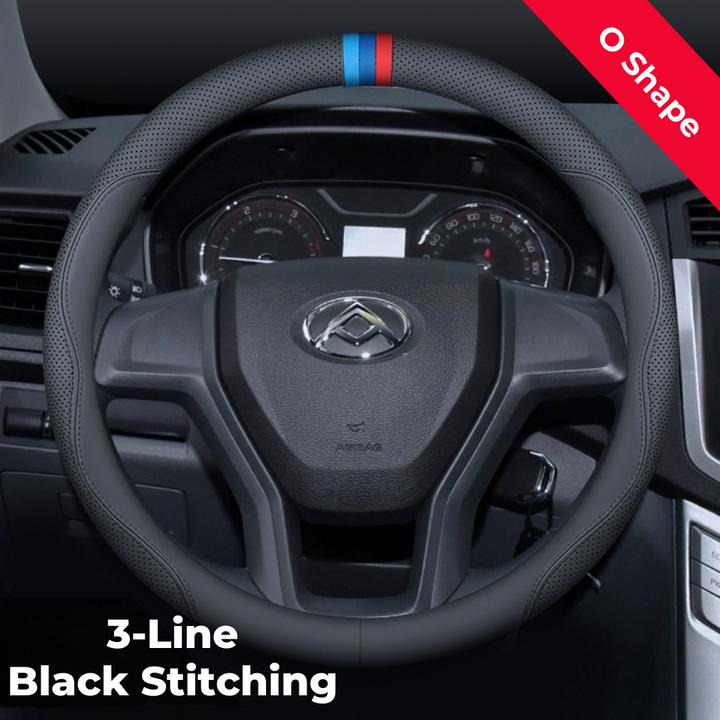 Gradient Suede All-Season Sweat-Absorbing Steering Wheel cover