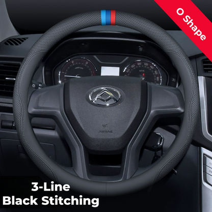 Gradient Suede All-Season Sweat-Absorbing Steering Wheel cover