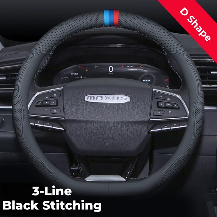 Gradient Suede All-Season Sweat-Absorbing Steering Wheel cover