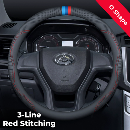 Gradient Suede All-Season Sweat-Absorbing Steering Wheel cover