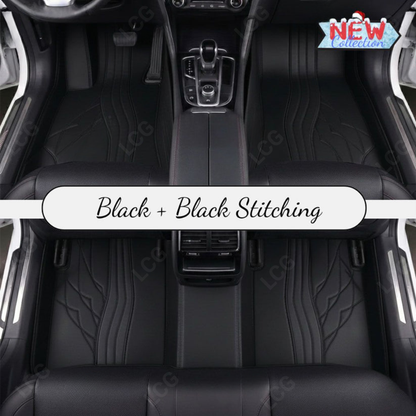 BLACK PATTERN PREMIUM CAR MATS SET