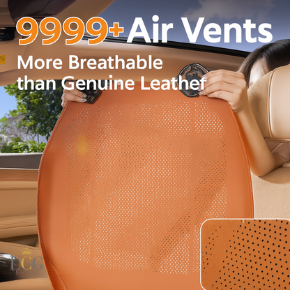 AirLux Seat Cover - Universal all-season ventilated leather seat cover - Comfortable and breathable seat cover