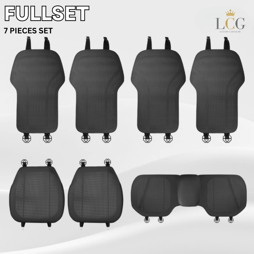AirLux Seat Cover - Universal all-season ventilated leather seat cover - Comfortable and breathable seat cover