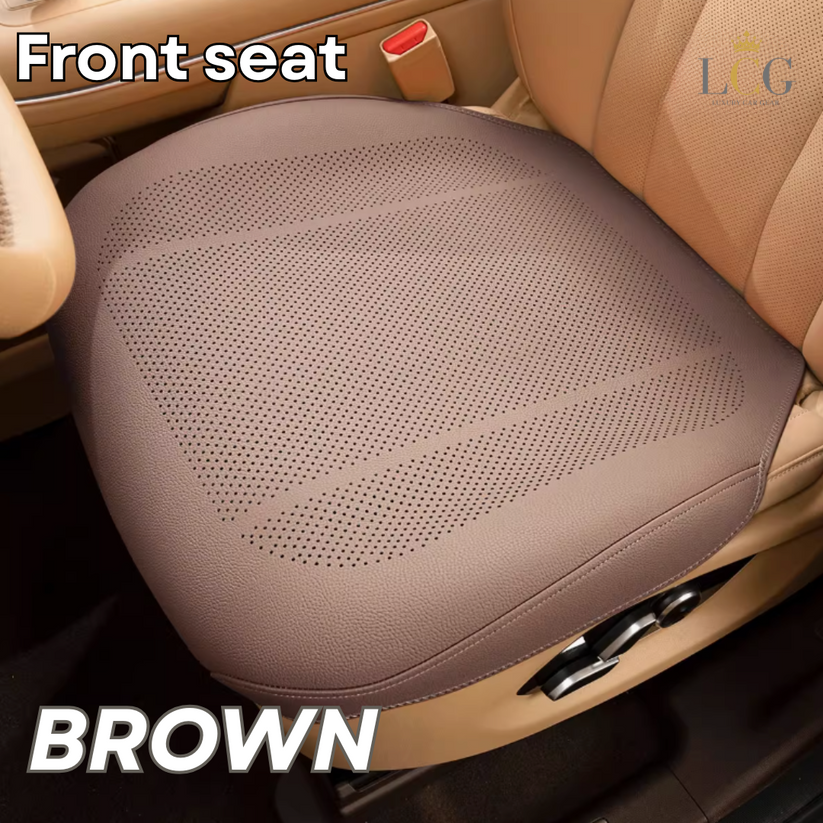 AirLux Seat Cover - Universal all-season ventilated leather seat cover - Comfortable and breathable seat cover