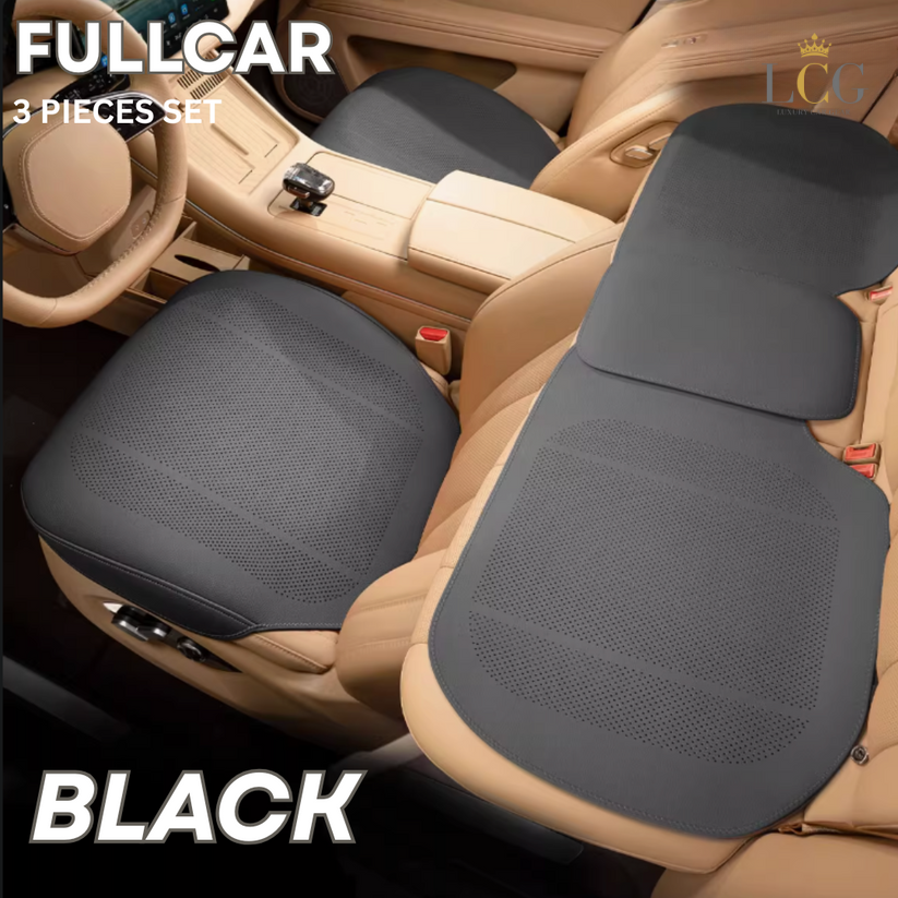 AirLux Seat Cover - Universal all-season ventilated leather seat cover - Comfortable and breathable seat cover