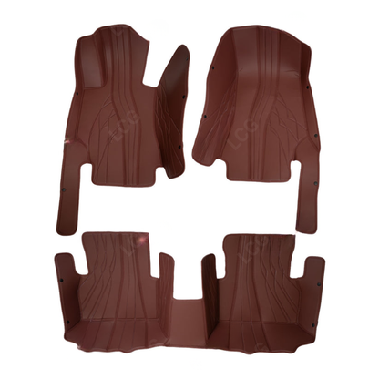 RED PATTERN PREMIUM CAR MATS SET