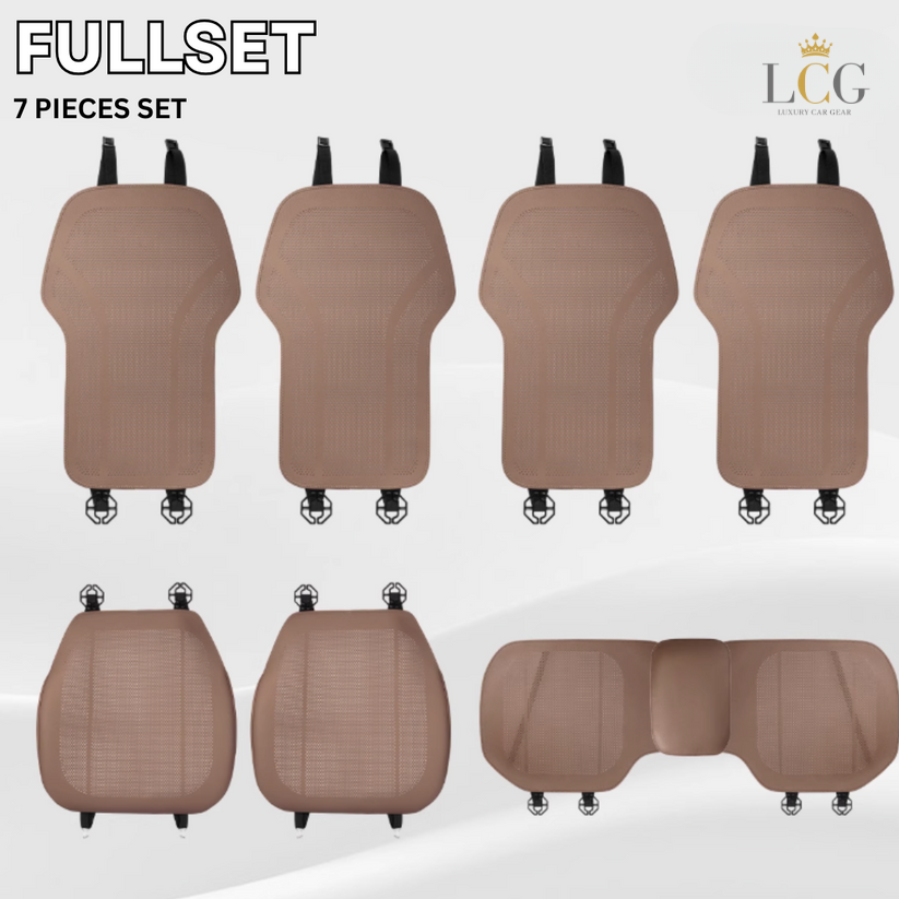 AirLux Seat Cover - Universal all-season ventilated leather seat cover - Comfortable and breathable seat cover