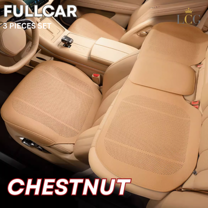 AirLux Seat Cover - Universal all-season ventilated leather seat cover - Comfortable and breathable seat cover