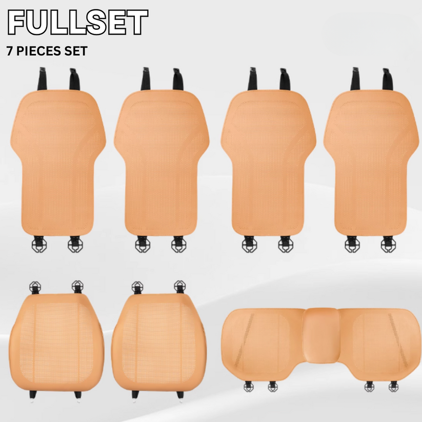 AirLux Seat Cover - Universal all-season ventilated leather seat cover - Comfortable and breathable seat cover