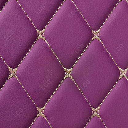 LAVENDER PURPLE 3D SERIES DIAMOND LUXURY TRUNK CAR MATS SET
