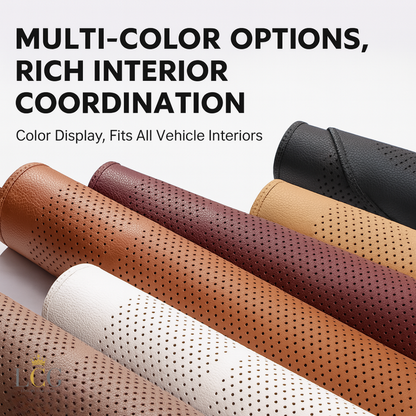 AirLux Seat Cover - Universal all-season ventilated leather seat cover - Comfortable and breathable seat cover