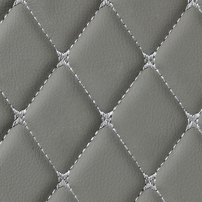GRAY DIAMOND PATTERN CAR MATS SE