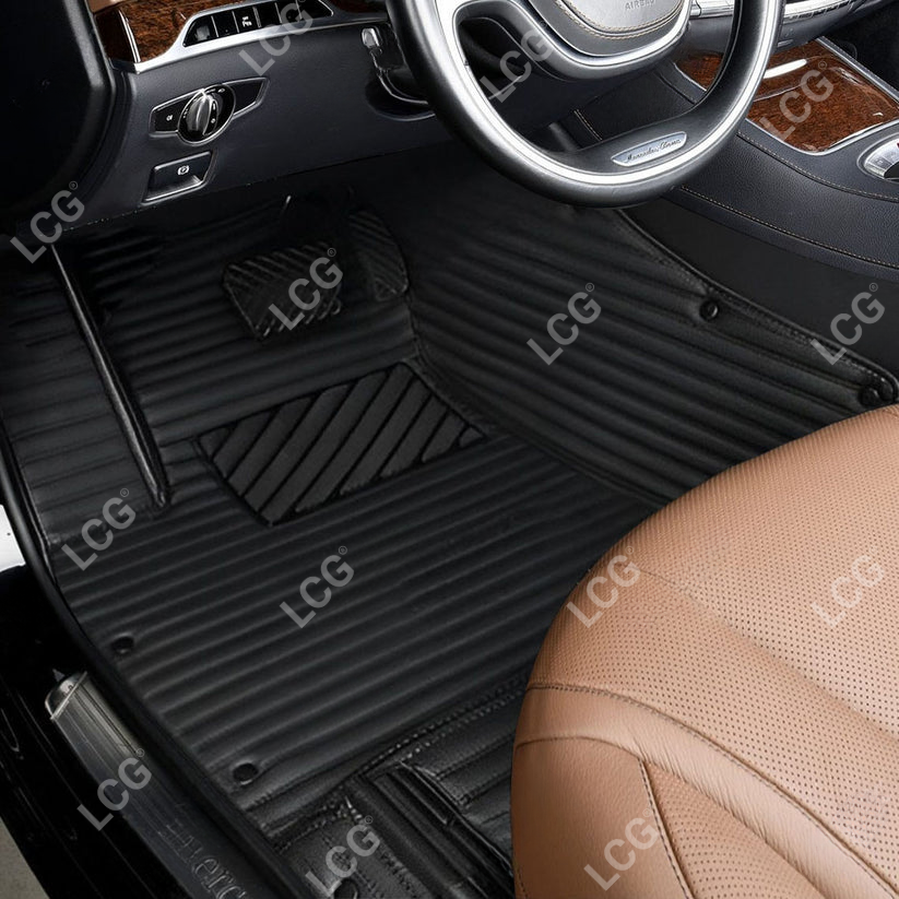 GALAXY CUSTOM SINGLE LAYER CAR MATS SET BLACK