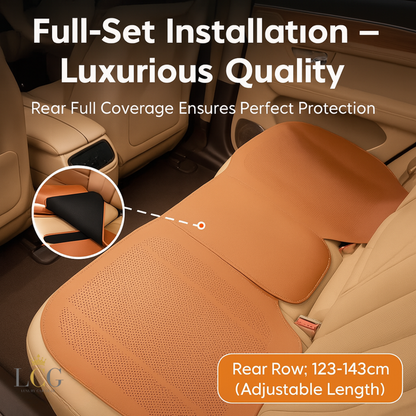 AirLux Seat Cover - Universal all-season ventilated leather seat cover - Comfortable and breathable seat cover