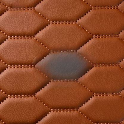 BROWN HONEYCOMB LUXURY BASE TRUNK CAR MATS SET