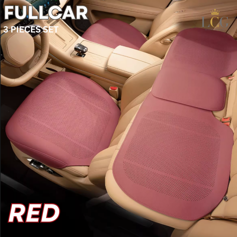 AirLux Seat Cover - Universal all-season ventilated leather seat cover - Comfortable and breathable seat cover