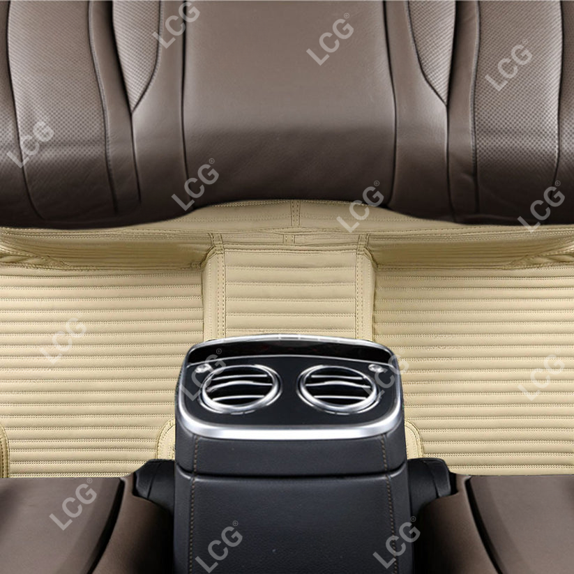 GALAXY CUSTOM SINGLE LAYER CAR MATS SET CREAM BEIGE