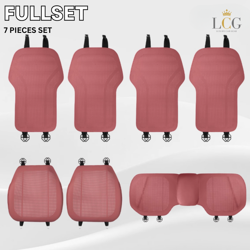 AirLux Seat Cover - Universal all-season ventilated leather seat cover - Comfortable and breathable seat cover