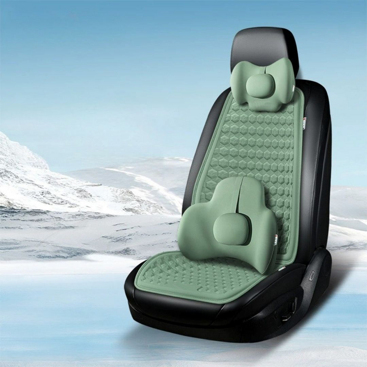 Summer Cool Car Cushion Set, High-Elastic Breathable Gel Cushion