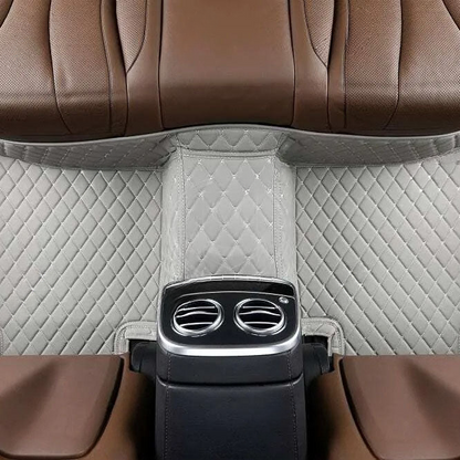 GRAY DIAMOND PATTERN CAR MATS SE
