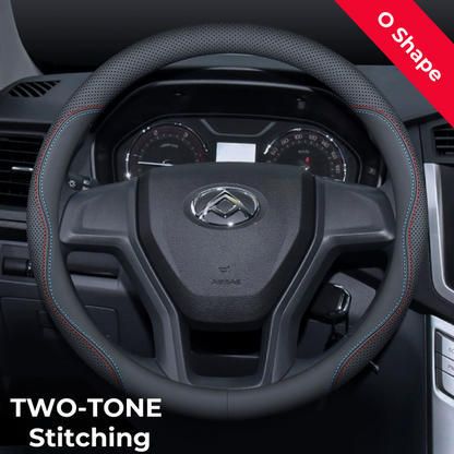 Gradient Suede All-Season Sweat-Absorbing Steering Wheel cover