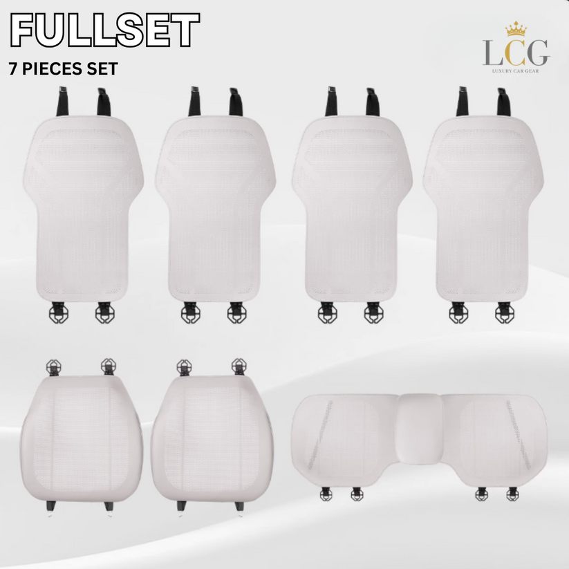 AirLux Seat Cover - Universal all-season ventilated leather seat cover - Comfortable and breathable seat cover