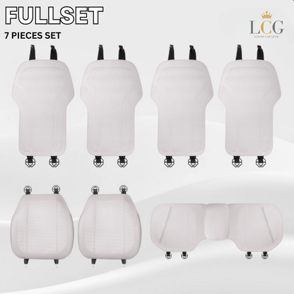 AirLux Seat Cover - Universal all-season ventilated leather seat cover - Comfortable and breathable seat cover