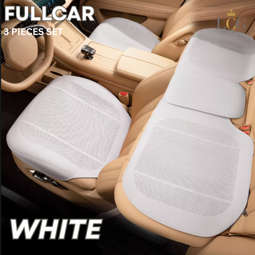 AirLux Seat Cover - Universal all-season ventilated leather seat cover - Comfortable and breathable seat cover