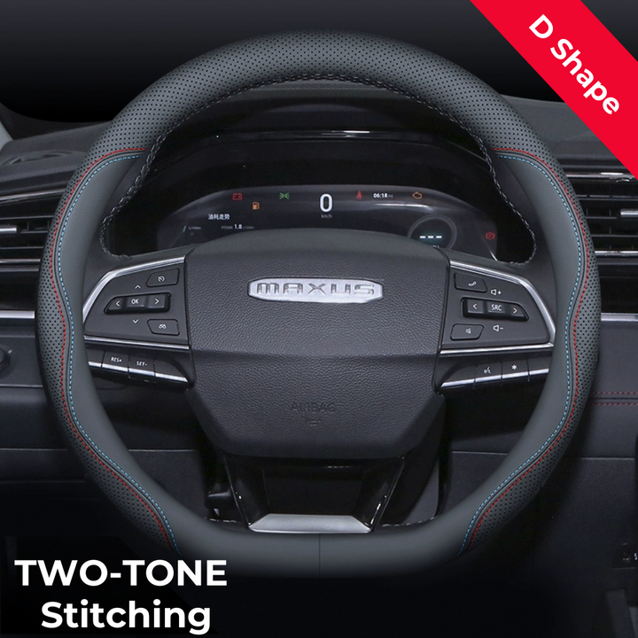 Gradient Suede All-Season Sweat-Absorbing Steering Wheel cover