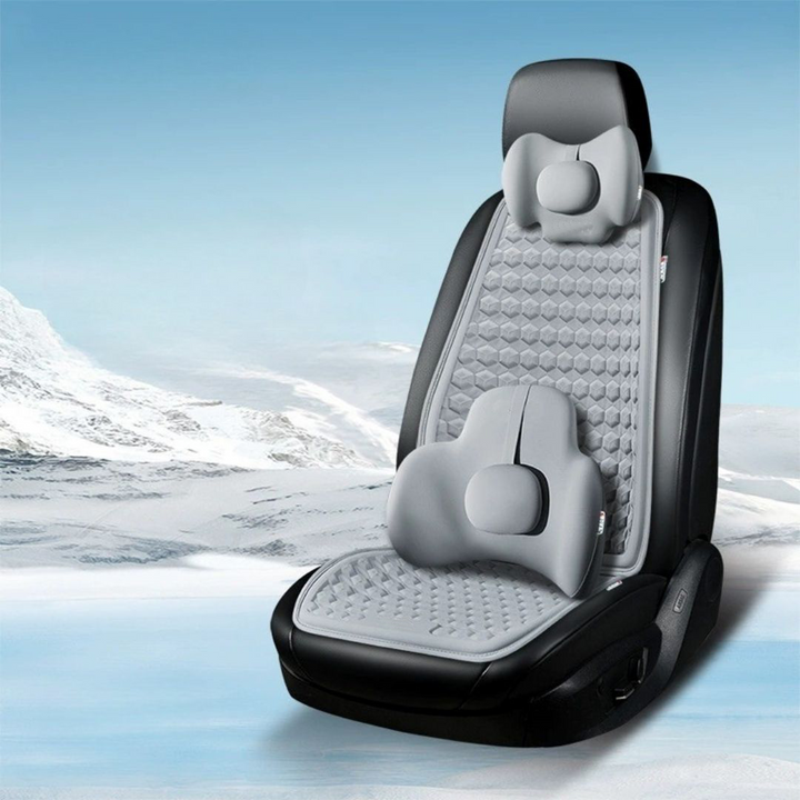 Summer Cool Car Cushion Set, High-Elastic Breathable Gel Cushion