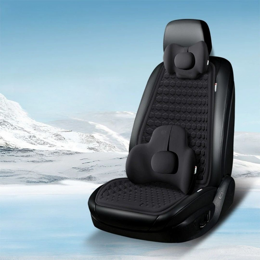 Summer Cool Car Cushion Set, High-Elastic Breathable Gel Cushion