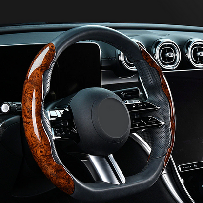 Woodie Wooden Style Car Steering Wheel Cover