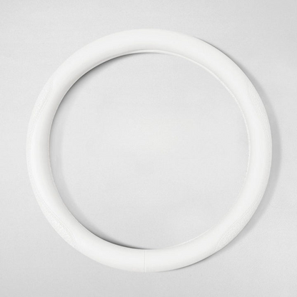 Geni Ultra-thin Steering Wheel Cover | Anti-slip, Sweat-absorbing, Soft Leather Pattern Round Handlebar Cover