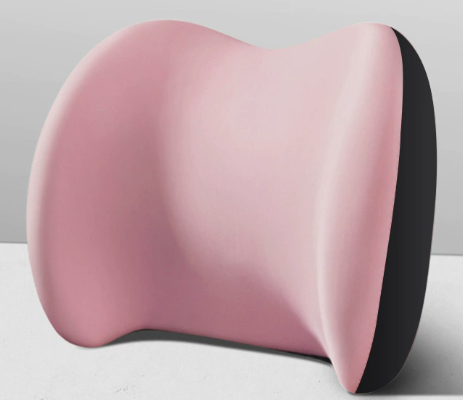 Memory Foam Car Neck Pillow – Ergonomic Headrest & Lumbar Support Cushion with Washable Cover