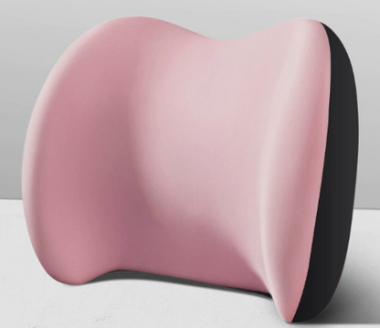 Memory Foam Car Neck Pillow – Ergonomic Headrest & Lumbar Support Cushion with Washable Cover