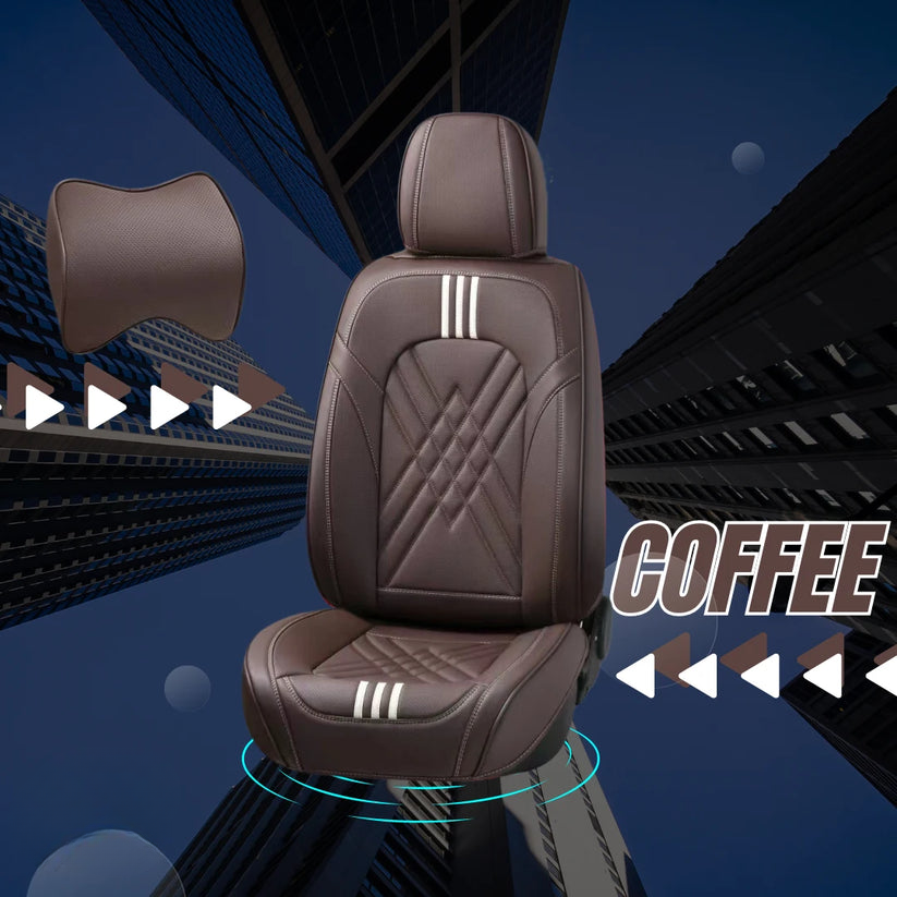 2025 Full Set Universal Breathable Waterproof Vehicle Leather Cover for Cars, SUV